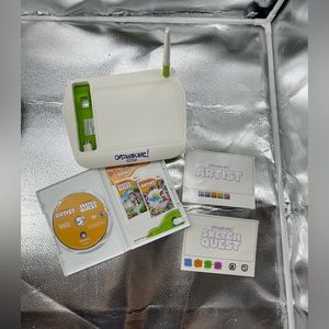 Wii Drawsome Artist and Sketch Quest and tablet.